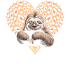 Sloth with Leo Pattern
