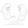 Illustration de match d’échecs étrange