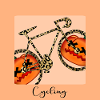 HALLOWEEN COSTUME CYCLING PUMPKIN