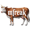 Freaky Cow Typography Tee