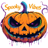 Spooky Vibes Electric Pumpkin - Dark Pumpkin