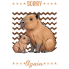 Funny aesthetic Kawaii Capybara