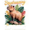 Funny aesthetic Kawaii Capybara