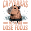 Funny aesthetic Kawaii Capybara
