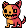 Halloween Chien Zombie