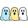 Ghosts Halloween Équipe drôle