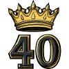 40 Number Crown