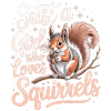 Süßes Eichhörnchen T-Shirt für Mädchen