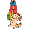 Christmas Axolotl – Funny Gift Idea