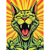 Laughing Cat Comic Print