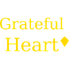 Grateful Heart Motif Yellow