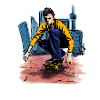 Urban Skate Neon City Rider