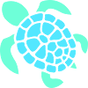 Turtle Logo Turtle Shell Pattern Icon