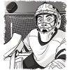 Funny Hockey Goalie Selfie Hockey