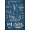 Hanse-Kogge Blaupause | Historischer Bauplan