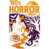 80s Horror Halloween Motif