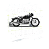 Motorcycle Freedom Chalk Style