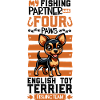 Pêche et Toy Terrier anglais