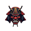 Red Oni Demon Helmet