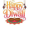 Happy Diwali Lights Rangoli