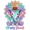 Diwali Mandala Elephant