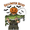 Halloween Pike Pumpkin Head