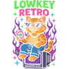 Lowkey Retro Cat Vibes TV 90's