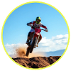 Motocross colour logo - Yellow