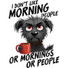 Café Chien Matin Imprimer Matin Grouch