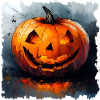 Glowing Pumpkin Halloween