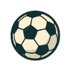 Retro Soccer Ball Illustration