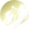 Ski Fahren Skiing Silhouette