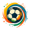 Farbwirbel Fußballkunst