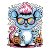 Rocker Mouse Halloween Rat