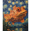 Fish Van Gogh Style