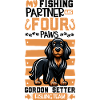 Pêche et Gordon Setter