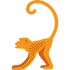 Orangutan line logo