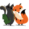 Die Katze und der Fuchs