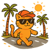 Tropical Cat Sunglasses