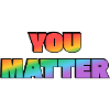 You Matter Regenbogen-Farbverlauf