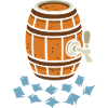Munich Beer Barrel Cartoon