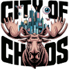 Moose City Skyline-Geweihe