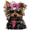 Cool Yorkshire Terrier Lady