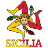 Sicilia Trinacria Sicilian flag Sicily