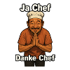 Ja Chef Danke Chef Dankbarer Koch