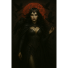 Dark Goddess and Crows – Red Moon