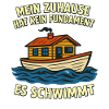 Floating Home Slogan Motif