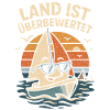 Überbewertetes Land Surfboot