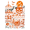 Halloween Carousel Pumpkin Magic