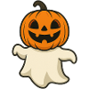 Funny Pumpkin Ghost – Halloween Design migno